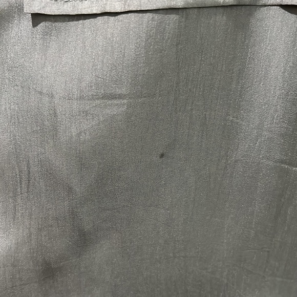 CHRISTIAN DIOR-ELEGANT/LT SILVER GREY SILK ROBE W/MATCHING BELT - Picture 8 of 13